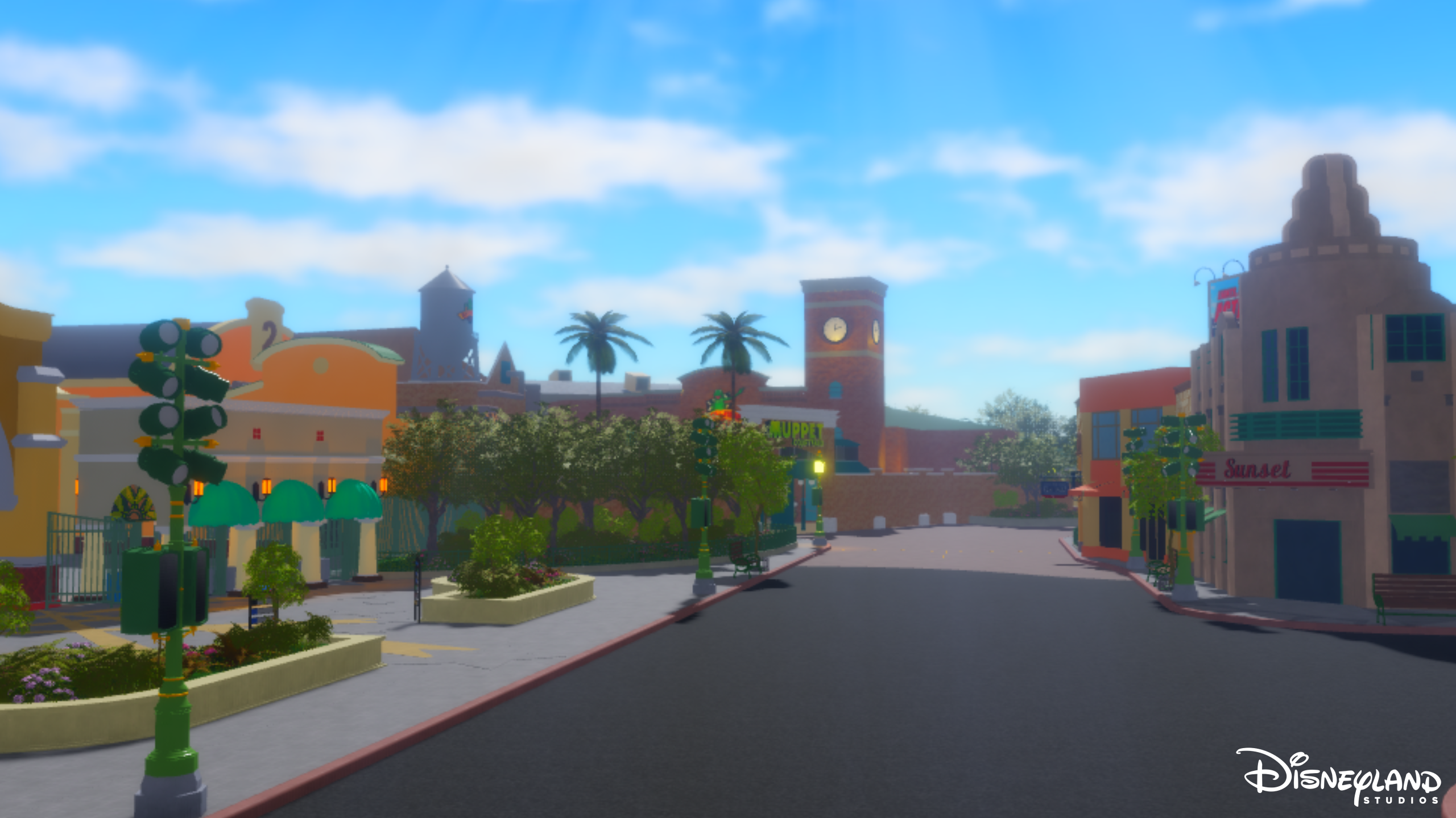 Disneyland Studios Entrance Plaza